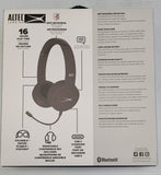 Altec Lansing NanoPhone On Ear Bluetooth Wireless Headphones - Charcoal Grey - New