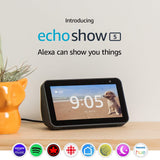 Amazon Echo Show 5 – Compact smart display with Alexa - Charcoal - New - Razzaks Computers - Great Products at Low Prices