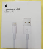 Apple Lightning to USB Charging and Sync Cable Genuine 1m for iPhone, iPad Model A-1480 - New