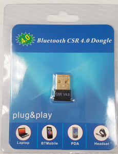 Bluetooth USB CSR 4.0 Plug-in Dongle to connect Windows Computers - New - Razzaks Computers - Great Products at Low Prices