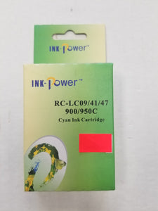 Brother Compatible Premium Cyan Ink Cartridge LC41C, LC09, LC47, 900/950M - new