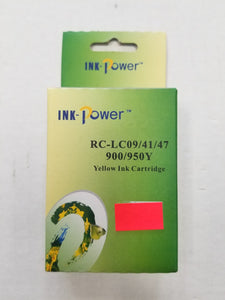 Brother Compatible Premium Yellow Ink Cartridge LC41Y, LC09, LC47, 900/950M - new
