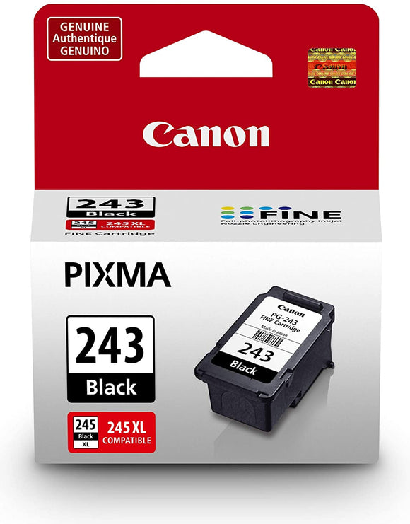 Canon PG-243 Genuine Ink Cartridge, Black