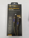 CJ Tech Digital Fiber Optic Audio Cable for fiber optic surround sound 6 feet - New