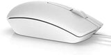 Dell MS-116-WH Optical Wired USB Mouse White - New - Razzaks Computers - Great Products at Low Prices