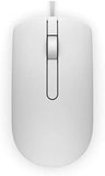 Dell MS-116-WH Optical Wired USB Mouse White - New - Razzaks Computers - Great Products at Low Prices