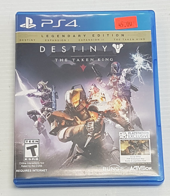 Destiny: The Taken King - PlayStation 4 PS4 English Lengendary Edition - Used - Razzaks Computers - Great Products at Low Prices