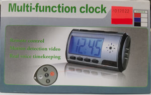 Digital Clock with Audio and Video Recording with Remote Control - New - Razzaks Computers - Great Products at Low Prices