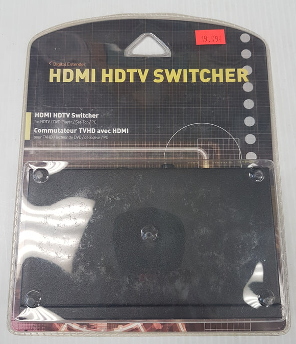 Digital Extender HDMI HDTV Switcher for HDTV / DVD Player / Set-Top Box / PC - New - Razzaks Computers - Great Products at Low Prices