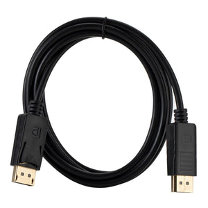 DisplayPort to DisplayPort Cable, 20-pin DP to DP, HDTV Resolution, 10 Feet, Black - New