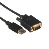 DisplayPort to VGA Converter Cable 6 feet - New