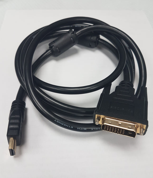 DVI-D (24+1) to HDMI 6 feet Cable Male-to-Male - New - Razzaks Computers - Great Products at Low Prices