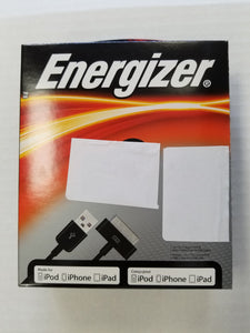 Energizer to 40-pin Charging and Data Sync Cable for iPhone 4 4S, iPods and iPads, 4 feet 5V - New