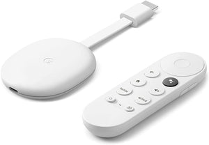 Chromecast with Google TV (HD) 1080P - Streaming Stick Entertainment On Your TV with Voice Search - Watch Movies, Shows, and Live TV in 1080p HD - Snow