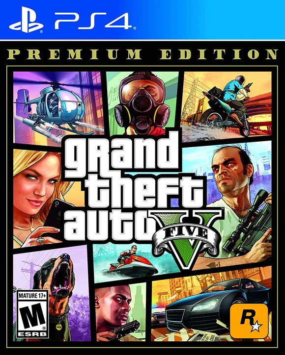 Grand Theft Auto GTA V Premium Edition and Grand Theft Auto Online for PlaysSation 4 PS4 - New - Razzaks Computers - Great Products at Low Prices