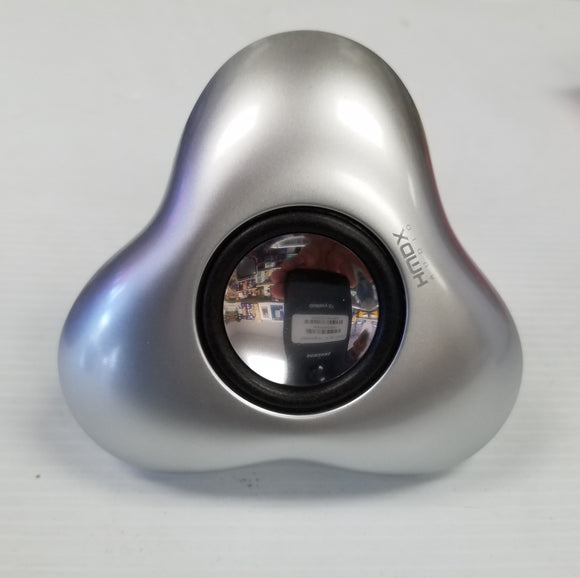 HMDX Audio Sprocket AA Battery Operated Portable Speaker Silver with L