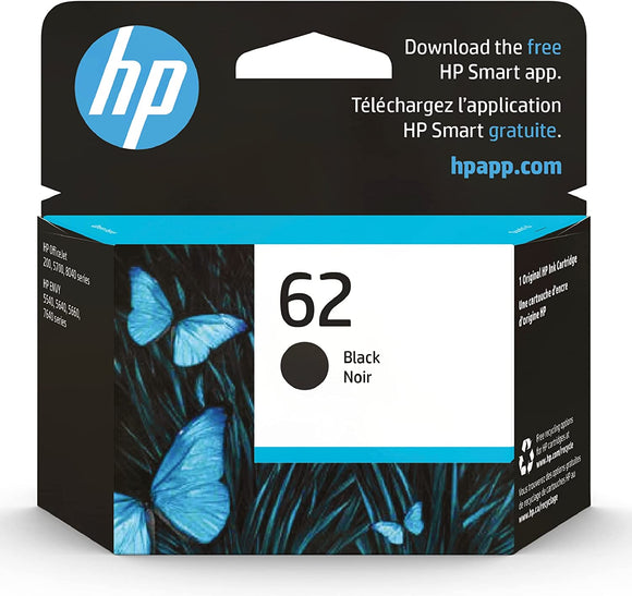 HP 62 | Ink Cartridge | Black | C2P04AN
