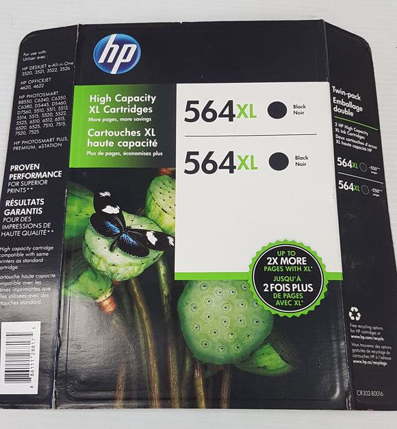 HP 564XL Black Print Cartridge 2-pack - New - Razzaks Computers - Great Products at Low Prices