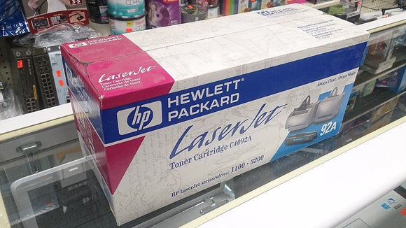 HP 92A HP C4092A Laserjet Genuine Toner Cartridge for Laserjet 1100, 3200- New - Razzaks Computers - Great Products at Low Prices