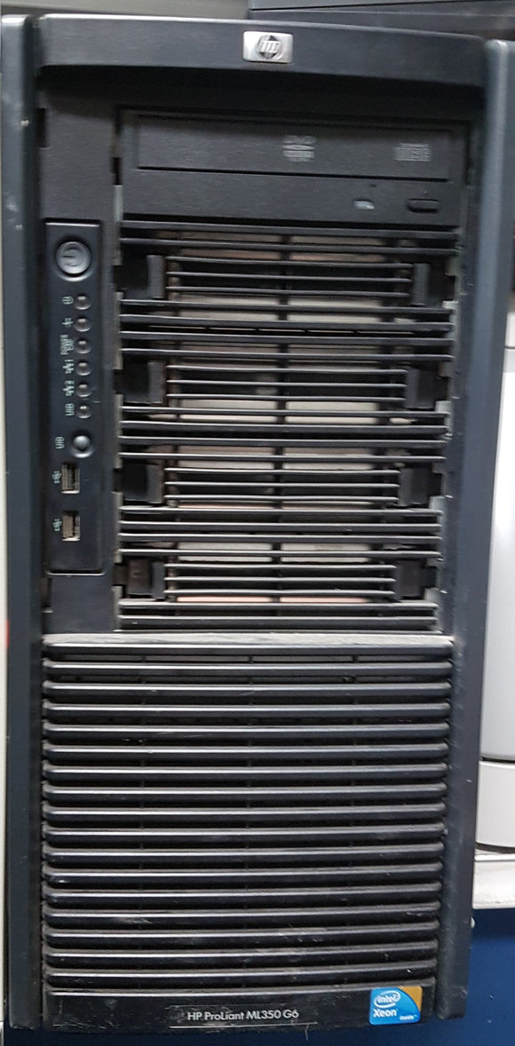 HP Proliant ML350 G6 Server 1x Xeon Quad-Core E5420 2.50Ghz 20GB Ram 8x 2.5