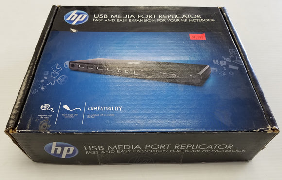 HP USB Media Port Replicator VY843AA#ABA - Expansion for Notebook - Used - Razzaks Computers - Great Products at Low Prices