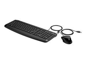 HP Wired Keyboard and Mouse Combo Pavilion 200 Black - 9DF28AA#ABL