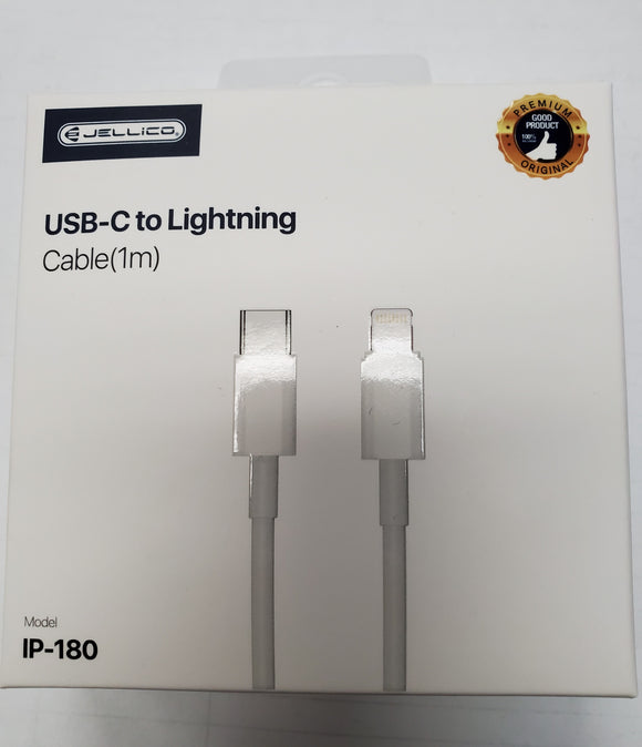 Jellico USB Type-C to Lightning Super Fast Charging and Data Sync Cable for Smartphones IP-180