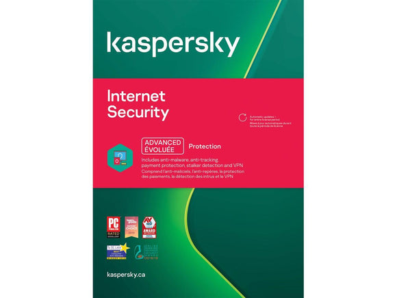 Kaspersky Internet Security Key Card 1-Device 1-Year License