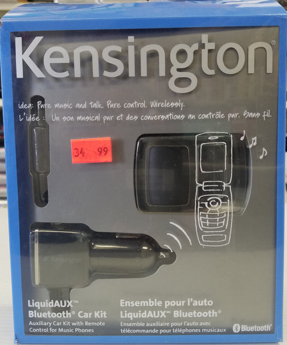 Kensington LiquidAux Bluetooth Car Kit for Calling and Listening Music - Open Box - Razzaks Computers - Great Products at Low Prices