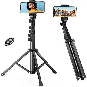 Letscom Cell Phone Tripod with Remote Multi-functional ZJ01 Black - New