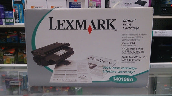 Lexmark 140198A Toner Cartridge for HP LaserJet Series 4, 4 Plus, 5, 5M, 5N- New in Open Box - Razzaks Computers - Great Products at Low Prices