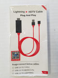 iPhone Lightning, Type-C and Micro USB to HDMI Adapter to Connect LCD TV, Monitor or Projector