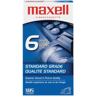 Maxell VHS Video Cassette T120 - 120 Minutes 6 Hours EP Mode - New - Razzaks Computers - Great Products at Low Prices