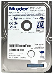 Maxtor MaXLine Pro 500, 500GB 3.5" Internal SATA Hard Drive  - USED