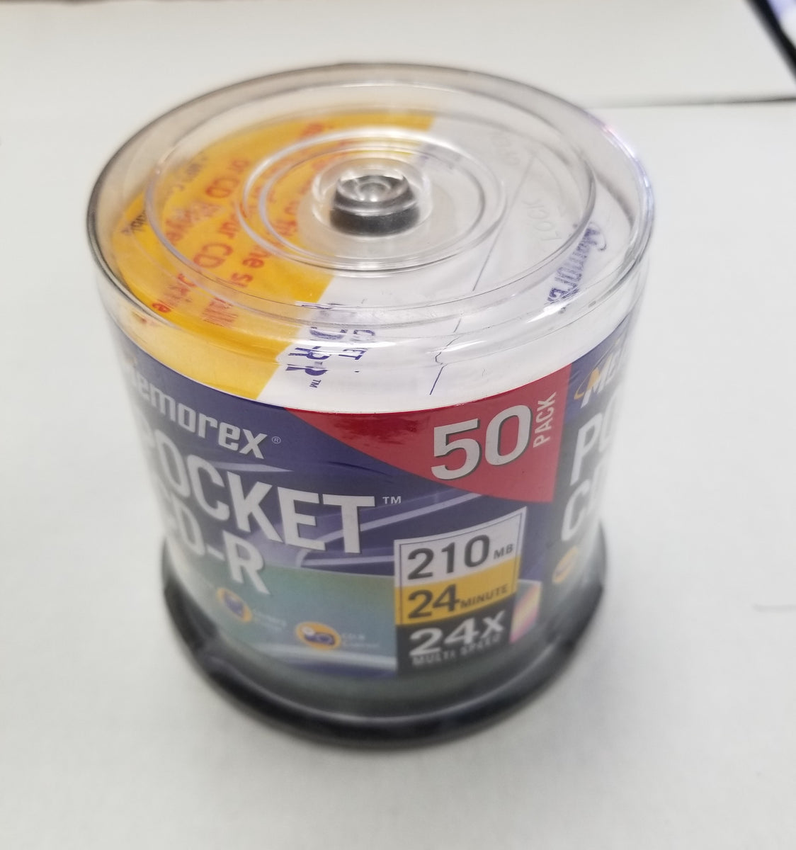 Memorex Pocket Small CD-R 50-Pack 24x Multi-Speed 210 MB 24 Minutes