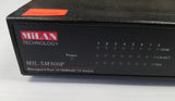 Milan Technology MIL-SM800P Managed 8-Port 10/100BASE- TX Switch - Used - Razzaks Computers - Great Products at Low Prices