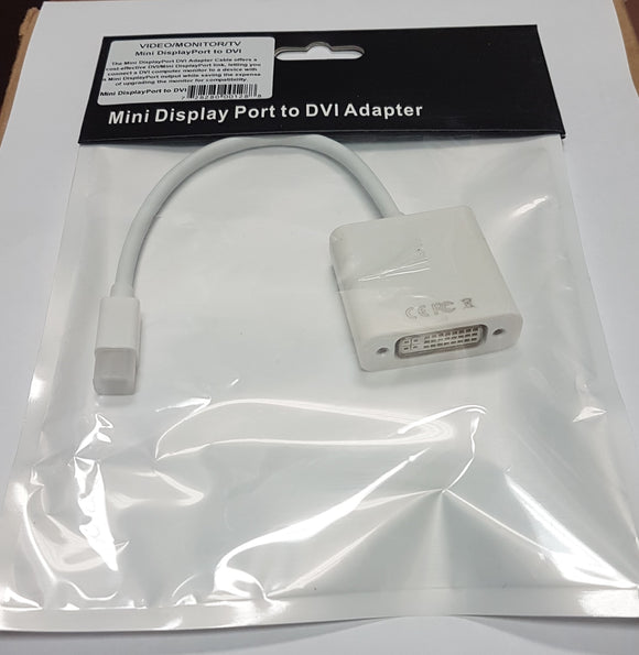 Mini Display Port to DVI-D Adapter - New - Razzaks Computers - Great Products at Low Prices