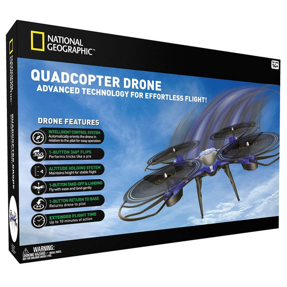 National Geographic Quadcopter Drone - With Auto-Orientation and 1-Button Take-Off  - NEW - Razzaks Computers - Great Products at Low Prices