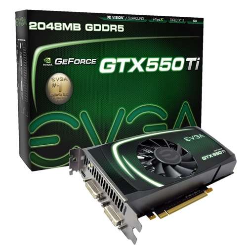 EVGA 02G-P3-1559-KR GeForce GTX 550 Ti Video Card - 2GB, GDDR5, PCI-Express 2.0 - Refurbished - Razzaks Computers - Great Products at Low Prices