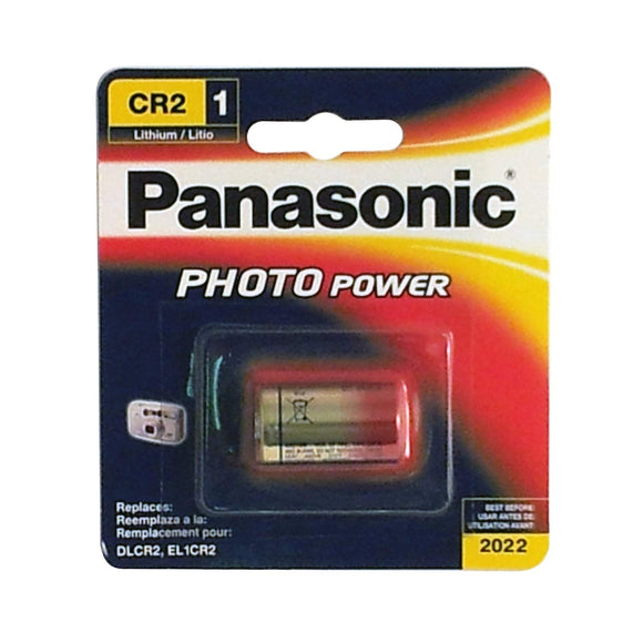 Panasonic CR-2PA/1B 3V  3V Photo Lithium Cylinder 3000mAh Battery Retail Pack - Single - Razzaks Computers - Great Products at Low Prices