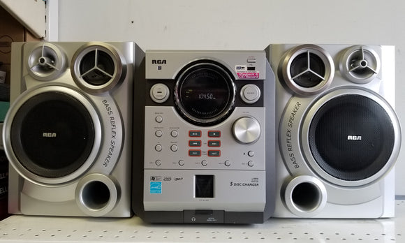 RCA 5-Disc, USB Audio System with 300W Total Power rS-2664 - Demo Model