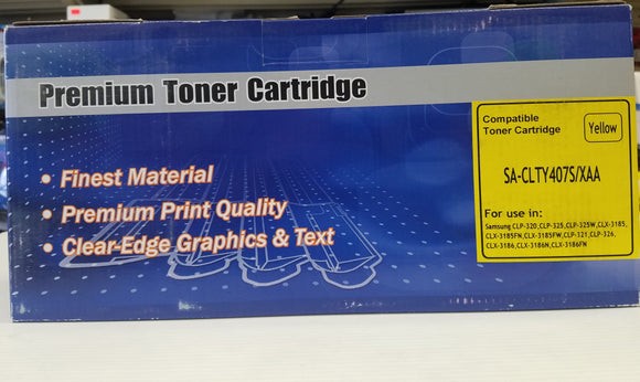 Samsung (CLT-Y407S) Compatible Yellow Toner Cartridge for Samsung CLP320 - New - Razzaks Computers - Great Products at Low Prices