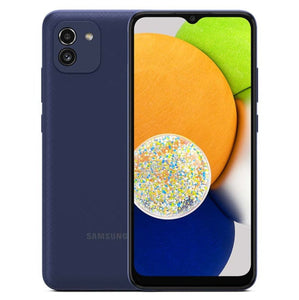 Samsung Galaxy A03 SM-A035F/DS 2022 Model 32GB, 3GB RAM 6.5" 48MP Main and 5MP Front Camera Freedom Compatible Blue