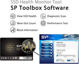 Silicon Power 256GB SSD 3D NAND TLC A58 Performance Boost SATA III 2.5" 7mm (0.28") Internal Solid State Drive (SU256GBSS3A58A25CA)