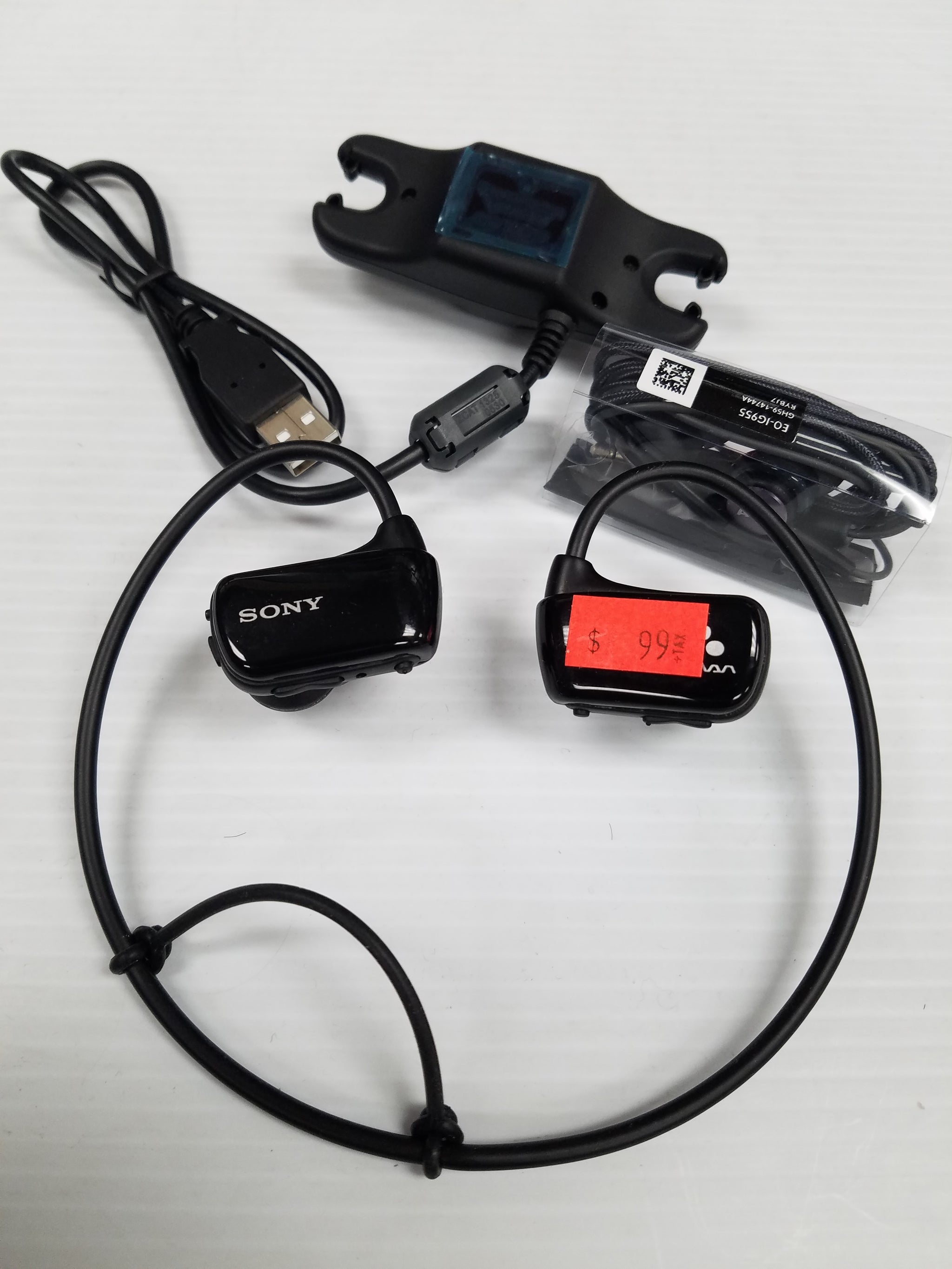 Sony Walkman NWZ-W273S 4 GB Waterproof Sports MP3 Player (Black) with