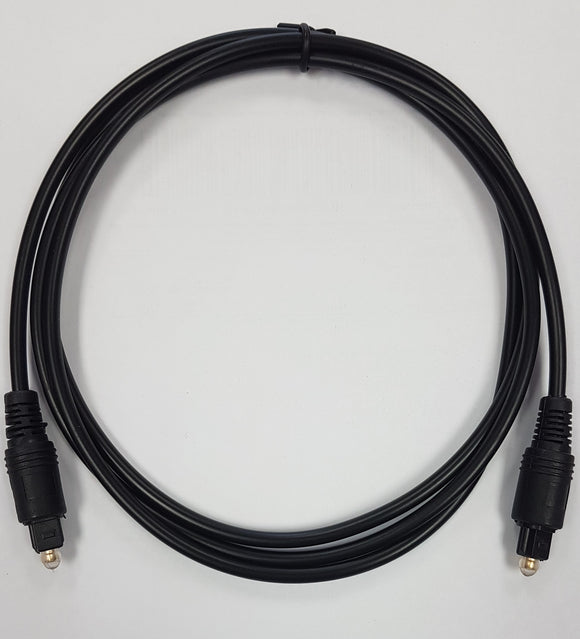 Digital Optical Audio Cable male to male for fiber optic surround sound 5 feet - New - Razzaks Computers - Great Products at Low Prices