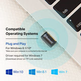 TP-Link USB Bluetooth Adapter for PC, 5.0 Bluetooth Dongle Receiver (UB500) Supports Windows 10/8.1/7