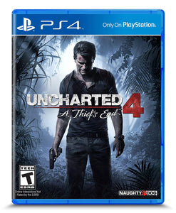 Uncharted 4: A Thief's End - PlayStation 4 PS4 - Standard Edition - New - Razzaks Computers - Great Products at Low Prices