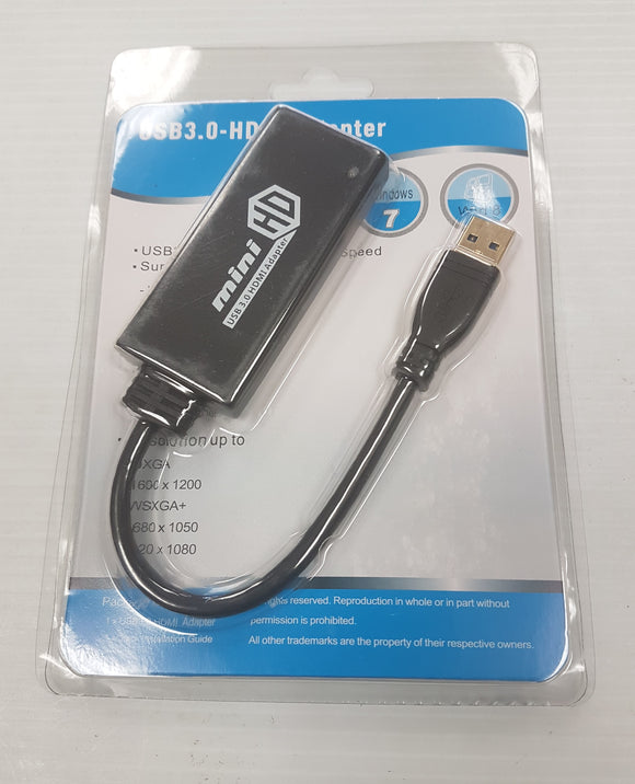 USB 3.0 to HDMI Adapter for Windows 10/8/7 - New - Razzaks Computers - Great Products at Low Prices