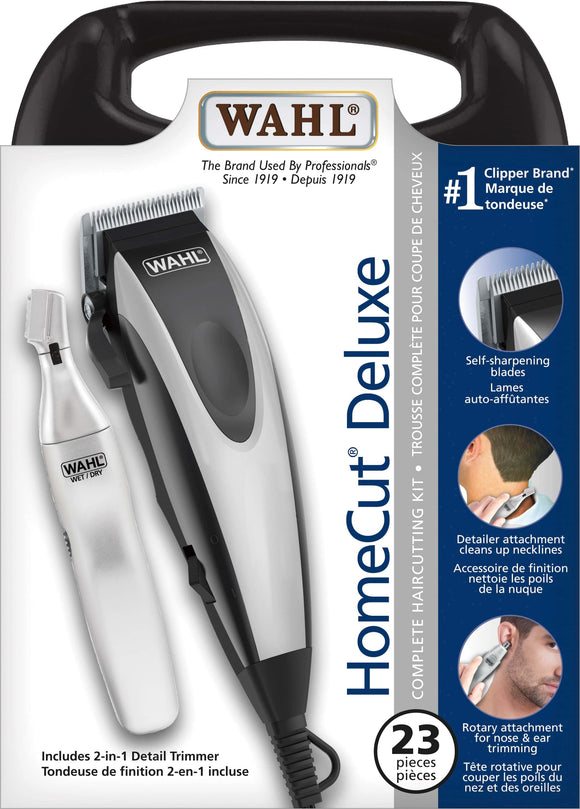 Wahl 23-Piece Home Cut Delux Hair Clipper, Hair Trimmer, Haircutting Kit Model 3106 - Brand New - Razzaks Computers - Great Products at Low Prices